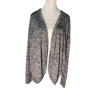 Athleta Pose Wrap Open Heather Gray Modal Blend Lightweight Cardigan Size M